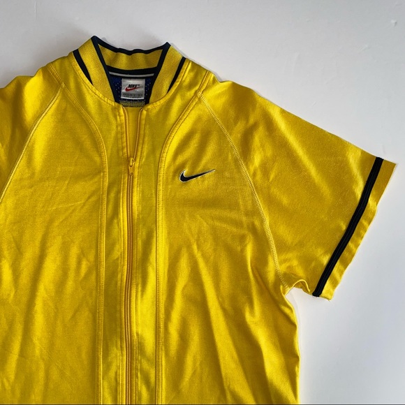 Vintage Nike Baseball Style Zip Jersey - Picture 1 of 9